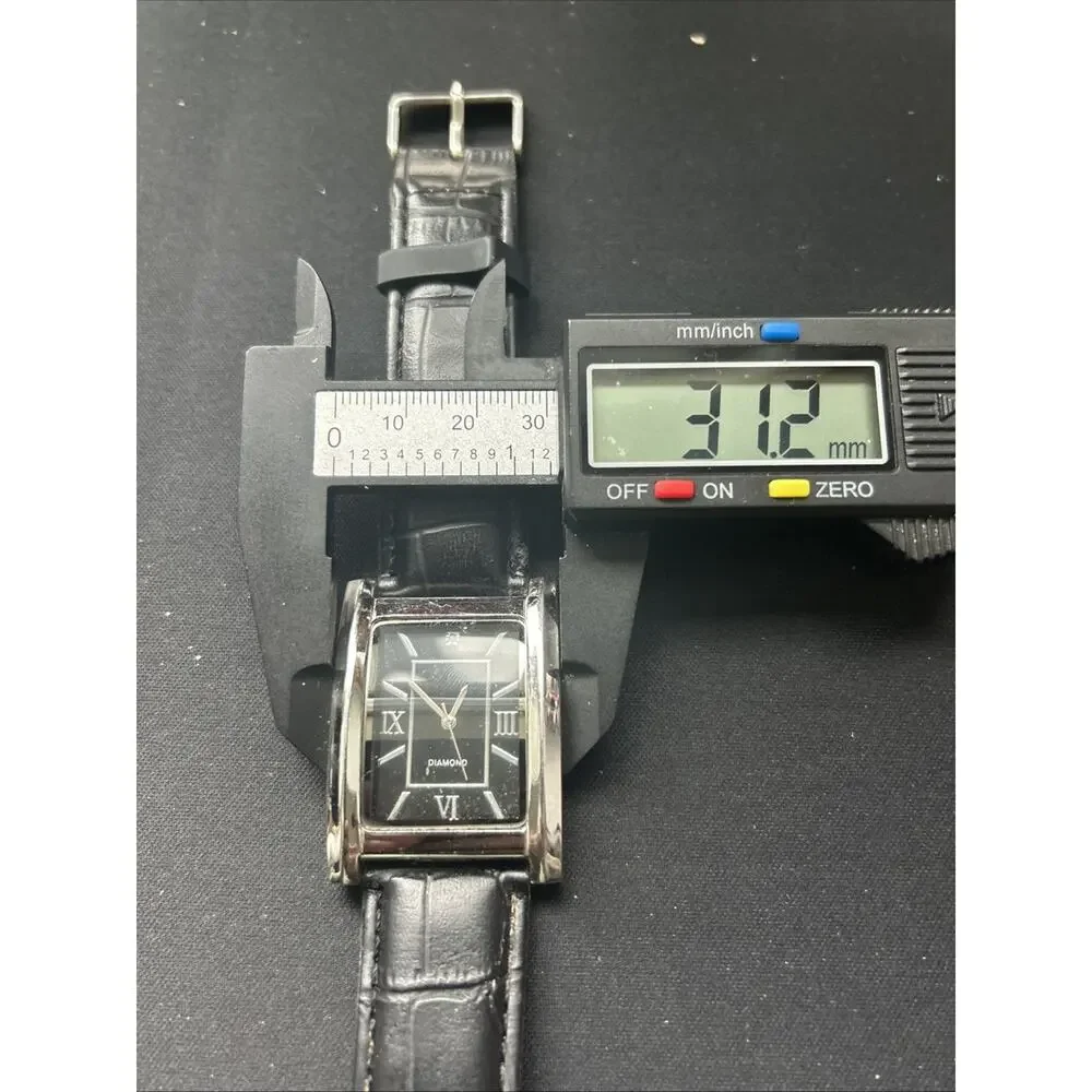 Silver Tone Black Dial And Band Women’s Quartz Watch